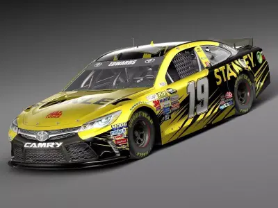 Nascar Toyota Camry Stanley 2015 LowPoly 3D model