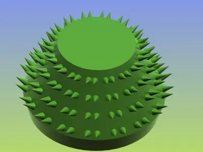 Designed Cactus Free 3D model