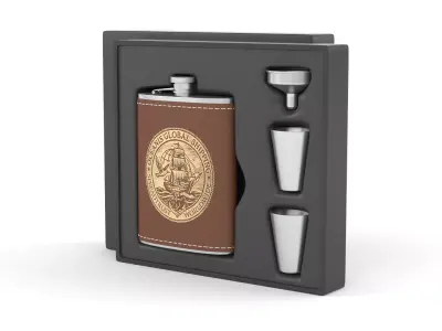 Personalized Flask Set 3D model
