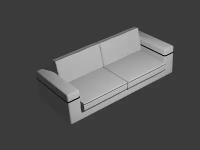 Modern Armchair 3D Model 3D model