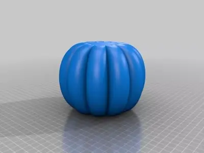 Pumpkin Vase 4 Free 3D print model