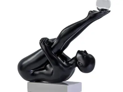 Tickmacrevan Resin Doll Figurine Set 3D Model Collection