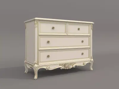 Classic European style Cabinet Collection 9 3D model