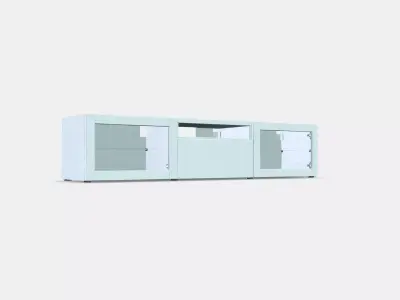 BESTA TV bench 78 Low-poly 3D model