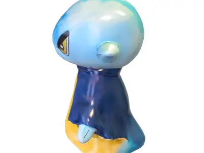 Chibi Tessek Star Wars Cute  Low-poly 3D model