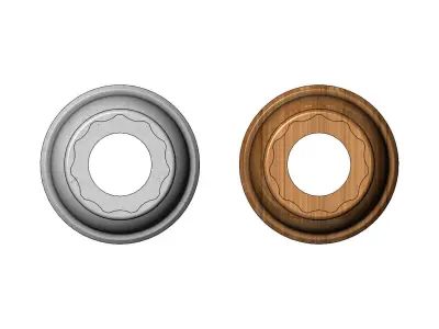 Classical plaster or wood column 3D print model