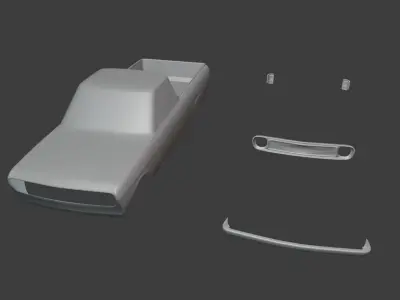 Datsun 1200 Sunny Truck 3D print model