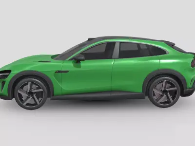 Low Poly Car - Xiaomi YU7 2025 Low-poly 3D model