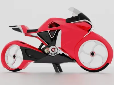 Motorcycle the future  3D model
