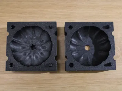 PUMPKIN CANDLE MOLD 3D print model