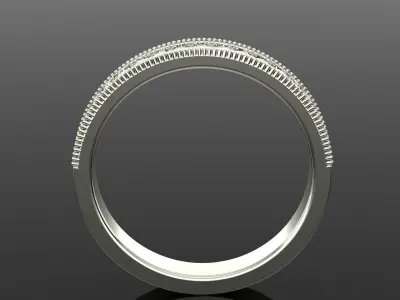 Band Ring 3D print model 68