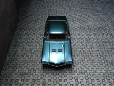 Buick Gsx 1970 3D model