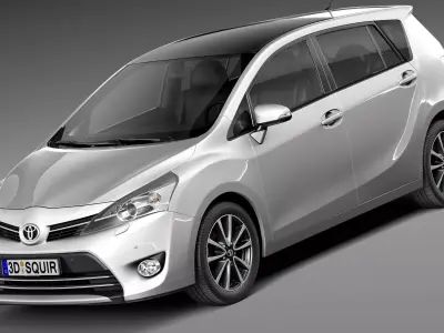 Toyota Corolla Verso 2014 3D model