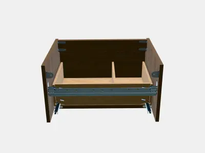 ANGSJON Wash-stand with drawer 10 Low-poly 3D model