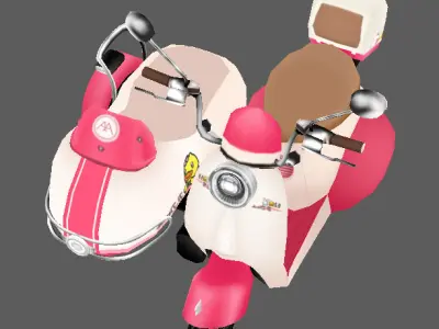 Electric Vehicles  Low-poly 3D model