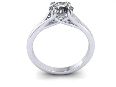 Solitaire Twist Prong R2 3D print model