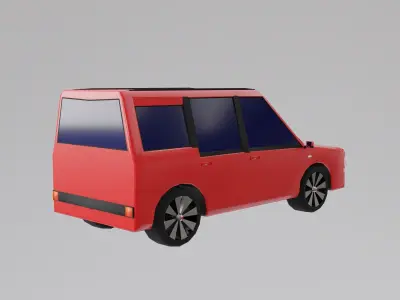 Cartoon Car  3D model