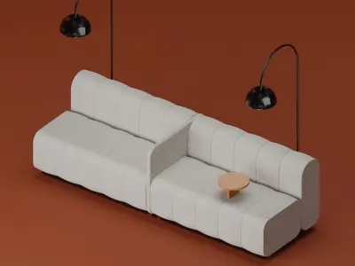 Sofa BOB 3D Model - Bla Station  3D model