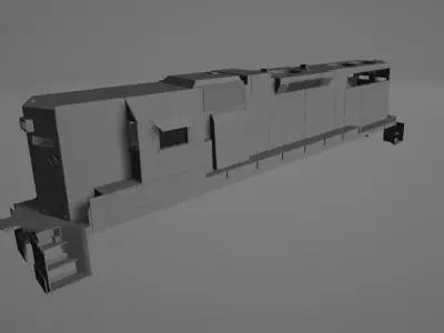 GP38-Switcher-3DPrint train car 3D print model