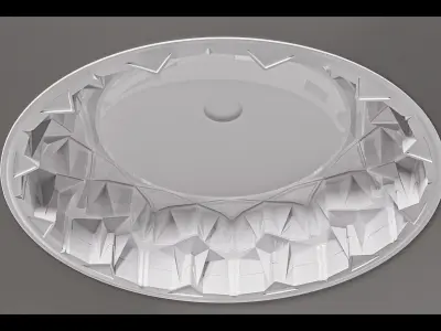 muqarnas dome Low-poly 3D model