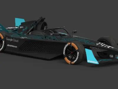 GENBETA Formula E Season 2025 PBR 3D model