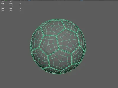 football Low-poly 3D model get