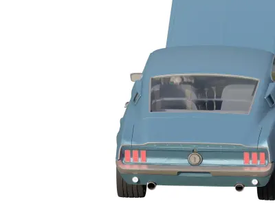FORD MUSTANG 1960s 3D model