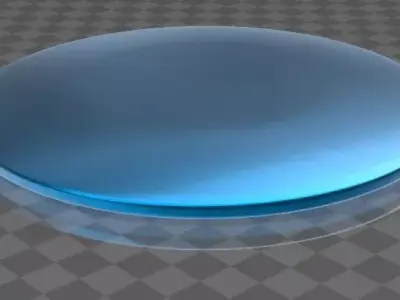 Regular and Golf Frisbee 3D print model