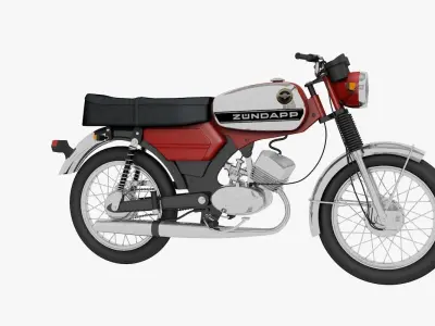 Zundapp KS 50cc 3D model