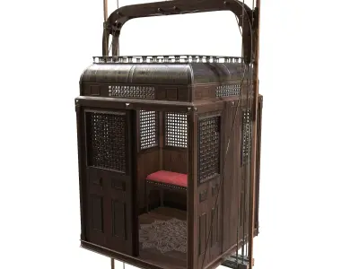 Old Elevator Low-poly 3D model buy