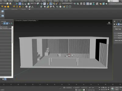 Interior Design Low-poly 3D model