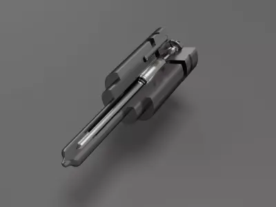Diesel Injector Nozzle - PDE-Style 3D Model 3D model