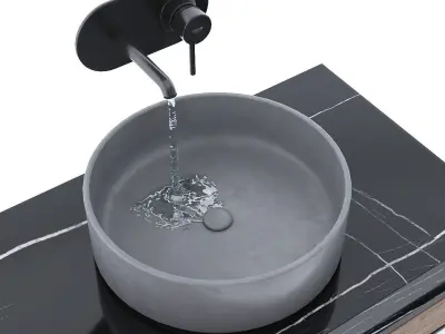 Bathroom furniture 3D model buy