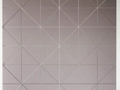 Wall Panel Decoration 3d model Low-poly 3D model 2