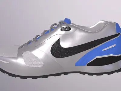 NIKE WAFFLE TRAINER SHOES PBR Low-poly 3D model
