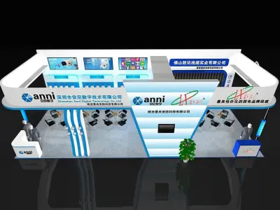 Exhibition - Area - 15X6-3DMAX2010-02 3D model