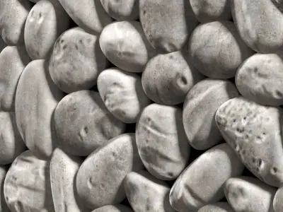 Pebble noise decor n1 3D model