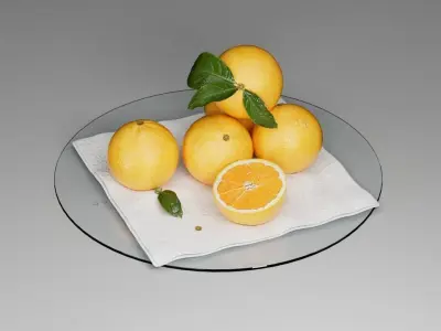 Orange 3D model