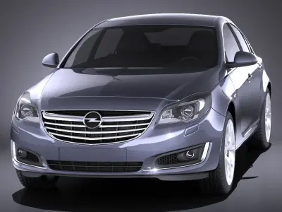 Opel Insignia sedan 2015 VRAY 3D model