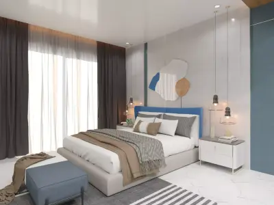 Master Bedroom 3D model buy