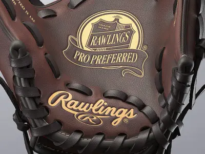 Baseball Glove  3D model