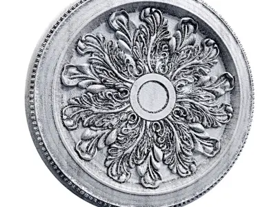 Ceiling Medallion 03 3D model