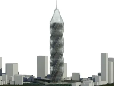 Engineer 3D Tower  3D model