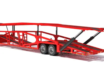 Car Carrier Trailer 3D model