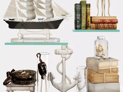 Decor set 64 3D model