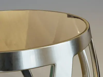  Twisted barrel table  3D model