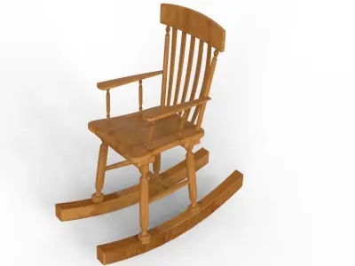Rocking chair FREE Free 3D model