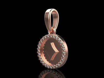 Card diamonds ring model 611 3D print model