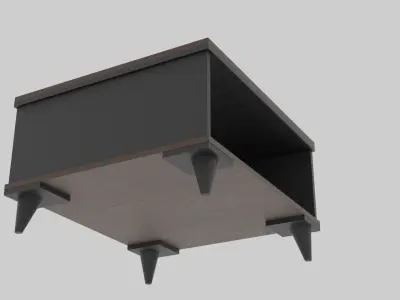 Coffee Table Free low-poly 3D model