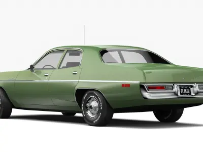 Plymouth Satellite Custom 1971 3D model